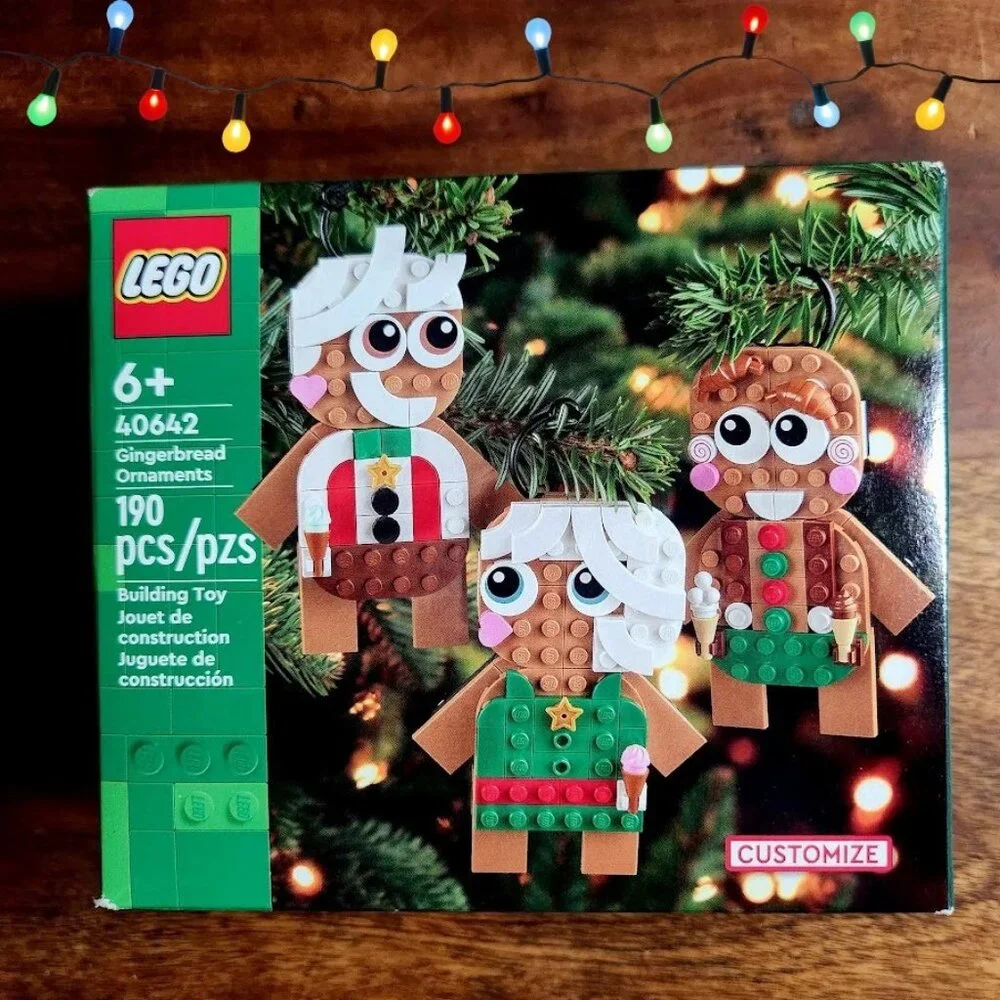 NEW Lego Gingerbread Ornaments Christmas Tree Decor Building Set 40642 Includes